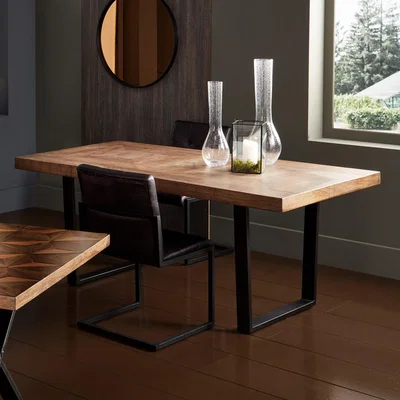 Dunelm Pacific Pahoja Mango Wood Dining Table Natural