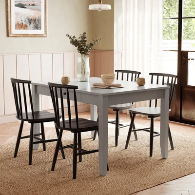 Dunelm Lynton Compact Rectangular 4 Seater Dining Table