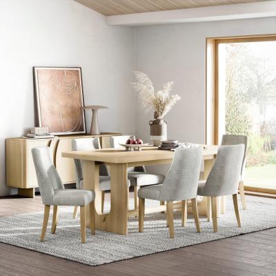 Dunelm Cara 6-8 Seater Extendable Dining Table Oak