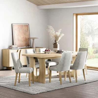 Dunelm Cara 6-8 Seater Extendable Dining Table Oak