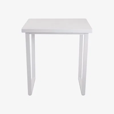 Dunelm Vixen Compact Square Dining Table White