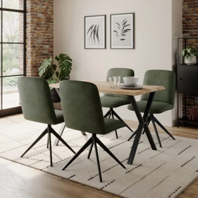 Dunelm Ezra II 2 Seater Rectangle Compact Dining Table