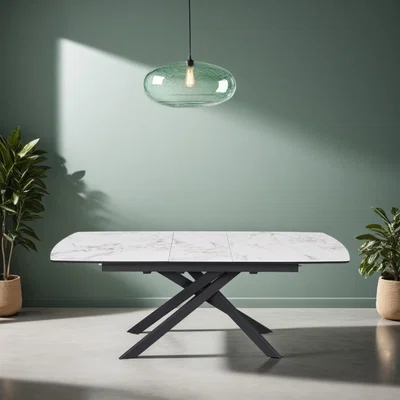 Dunelm Indus Valley Aura Extending Dining Table