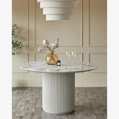 Danetti Austin natural ceramic 6 seater dining table