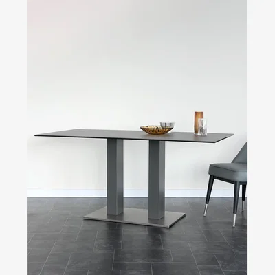 Danetti Mia Dark Grey Ceramic 6 Seater Dining Table