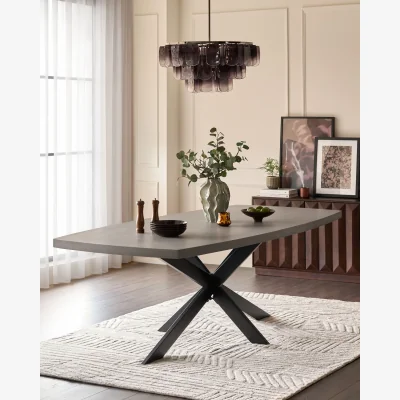 Danetti Donato dark grey 10 seater dining table