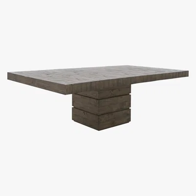 Furniture Village Folsom Rectangular Dining Table - Brown