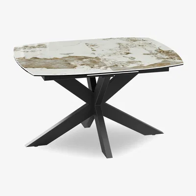 Furniture Village Raul Pop-up Extending Dining Table - 130-cm