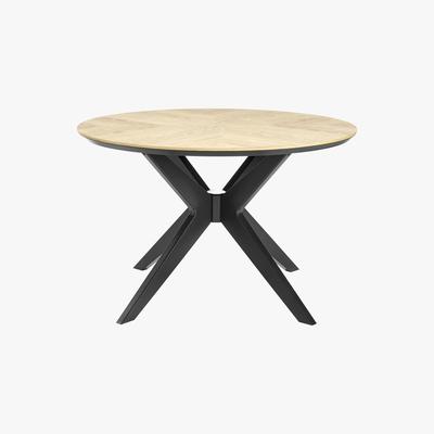 Furniture Village Velodrome Circular Dining Table - Brown - By Furniture Village