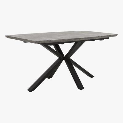Furniture Village Diego Rectangle Extending Dining Table - Grey