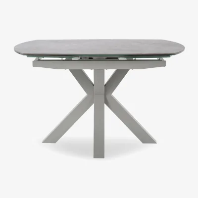 Furniture Village Fumo Swivel Extending Dining Table