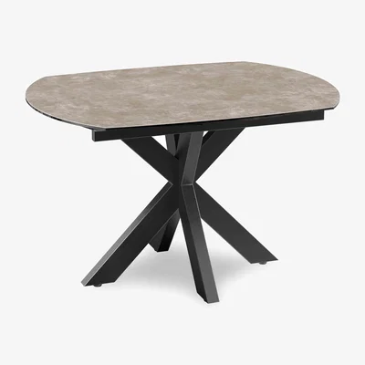Furniture Village Raul Swivel Extending Dining Table - 180-cm