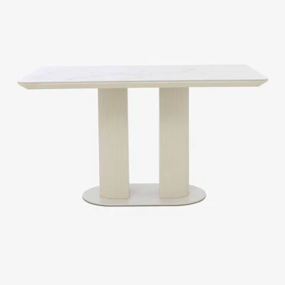 Furniture Village Avorio Fixed Dining Table