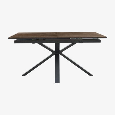 Furniture Village Mars Pop-Up Extending Dining Table - Brown