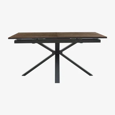 Furniture Village Mars Pop-Up Extending Dining Table - Brown