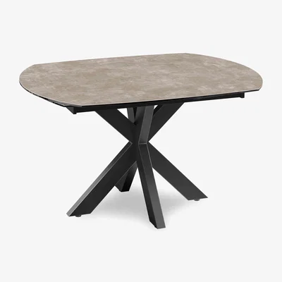Furniture Village Raul Swivel Extending Dining Table - 190-cm