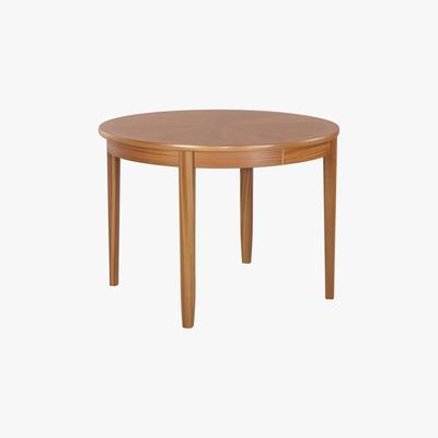 Furniture Village Nathan - Shades Sunburst Top Round Dining Table on Legs