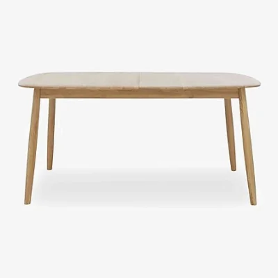 Furniture Village Stockholm Large Extending Dining Table - Light Oak