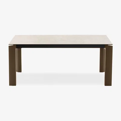 Furniture Village Connubia - Viola Extending Dining Table with Wooden Legs - 130-cm