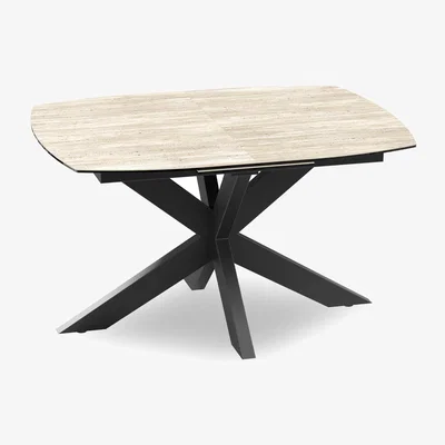 Furniture Village Raul Pop-up Extending Dining Table - 130-cm