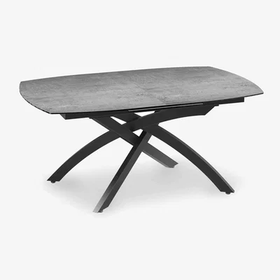 Furniture Village Rafa Pop-up Extending Dining Table - 160-cm
