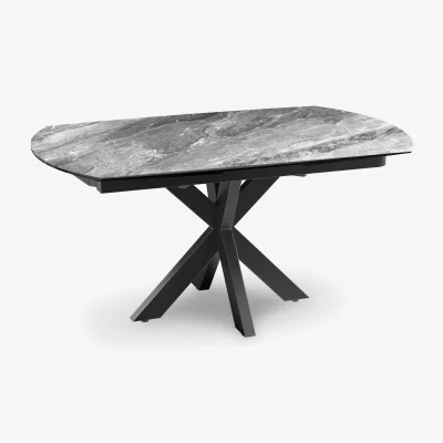 Furniture Village Raul Swivel Extending Dining Table - 160-cm