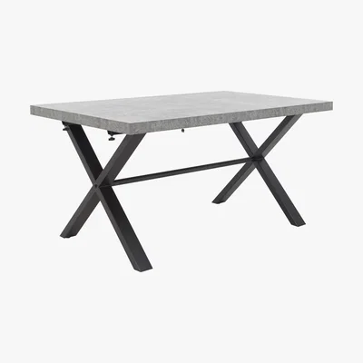 Furniture Village Moon Large Dining Table - Grey