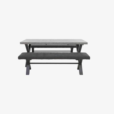 Furniture Village Moon Dining Table and 2 Benches Set - 150-cm