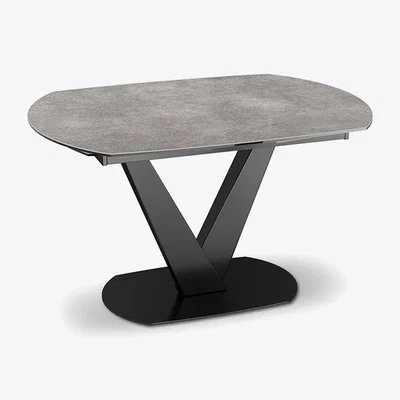 Furniture Village Julio Swivel Extending Dining Table - 130-cm
