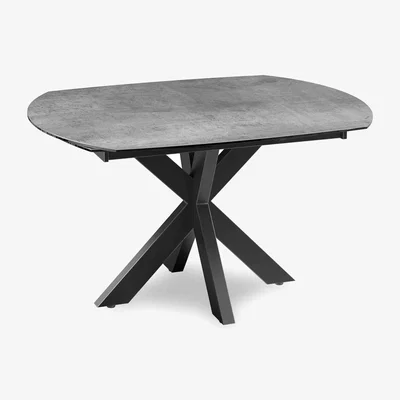 Furniture Village Raul Swivel Extending Dining Table - 190-cm