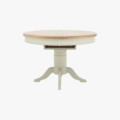 Furniture Village Furnitureland - Angeles Round Extending Dining Table - White