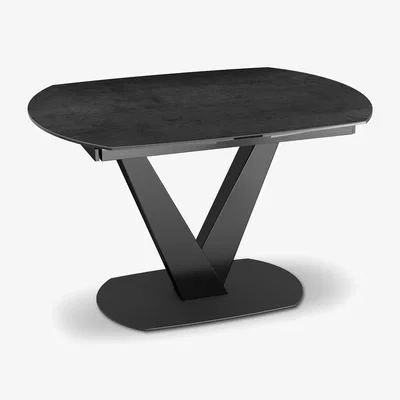 Furniture Village Julio Swivel Extending Dining Table - 120-cm