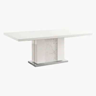 Furniture Village ALF - Fascino Extending Dining Table - White