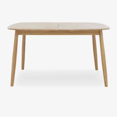 Furniture Village Stockholm Small Extending Dining Table - Light Oak