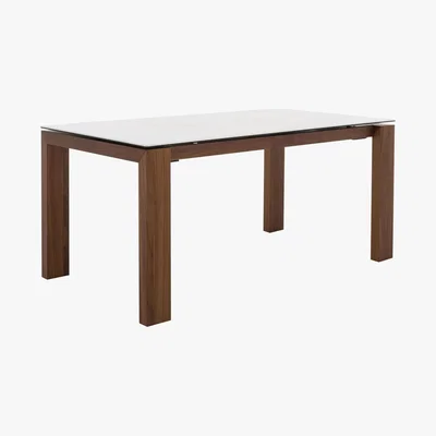 Furniture Village Calligaris - Onyx Extending Dining Table - Brown