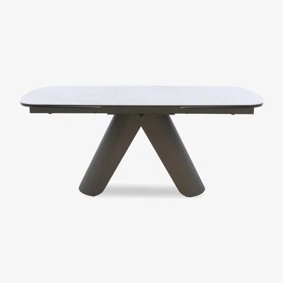 Furniture Village Perla Gloss Extending Dining Table - 180-cm