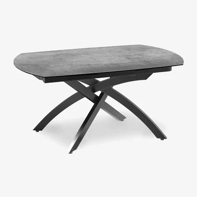 Furniture Village Rafa Swivel Extending Dining Table - 160-cm