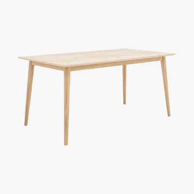 Furniture Village Walker Fixed Dining Table - Brown - By Furniture Village