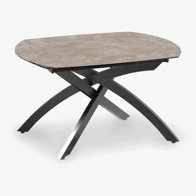 Furniture Village Rafa Swivel Extending Dining Table - 120-cm
