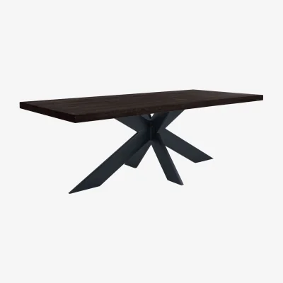 Furniture Village Bodahl - Terra Straight Edge Dining Table with Star Base - 280-cm
