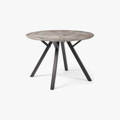 Furniture Village Diego Round Dining Table - Grey - By Furniture Village