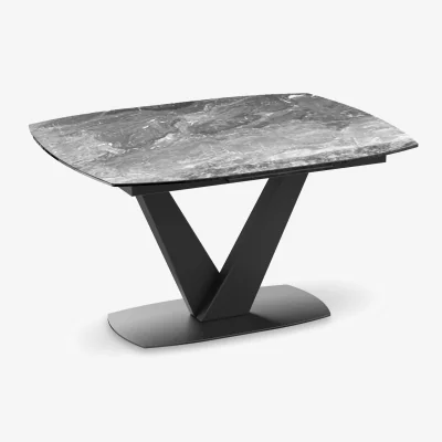 Furniture Village Julio Pop-up Extending Dining Table - 130-cm