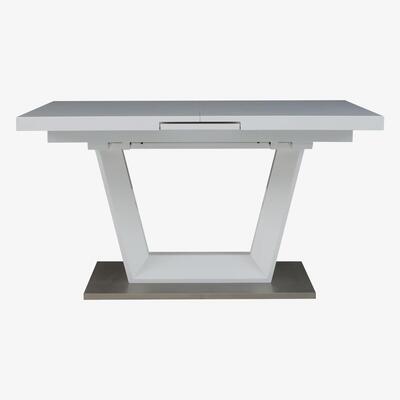 Furniture Village Bianco Small Extending Dining Table - White