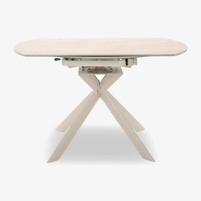 Furniture Village Tino Swivel Extending Dining Table