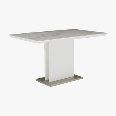 Furniture Village Central Park Ceramic Dining Table - White - By Furniture Village
