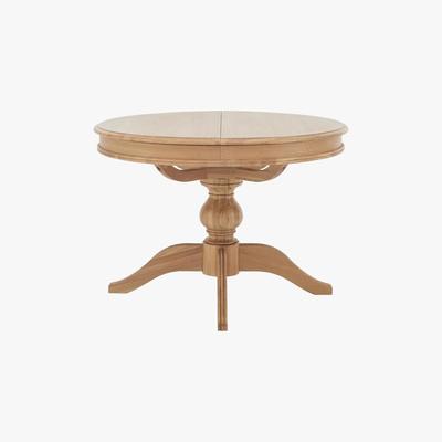 Furniture Village Maison Round Extending Dining Table - Brown - By Furniture Village