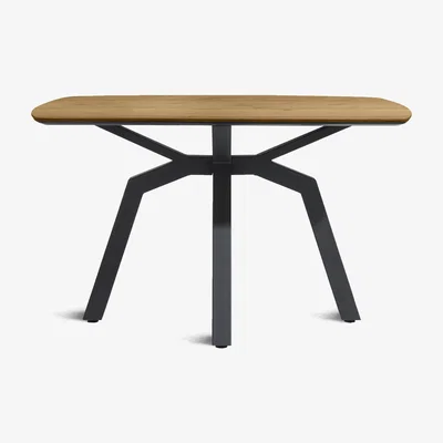 Furniture Village Habufa - Montreal Bar Table with Spider Legs - 160-cm - Railway Brown