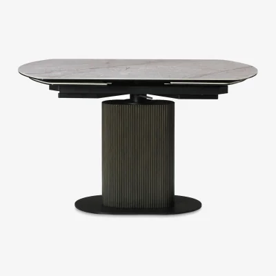 Furniture Village Petra Swivel Extending Dining Table