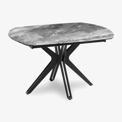 Furniture Village Jose Swivel Extending Dining Table - 130-cm
