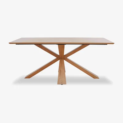 Furniture Village Hanoi Fixed Dining Table with Wooden Base